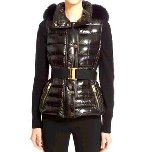 BURBERRY DOWN PUFFER VEST IN BLACK
